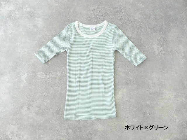 MILLER(ミラー) パネルリブ5分袖Tシャツの商品画像13