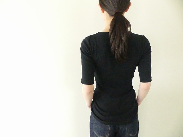 MILLER(ミラー) パネルリブ5分袖Tシャツの商品画像2