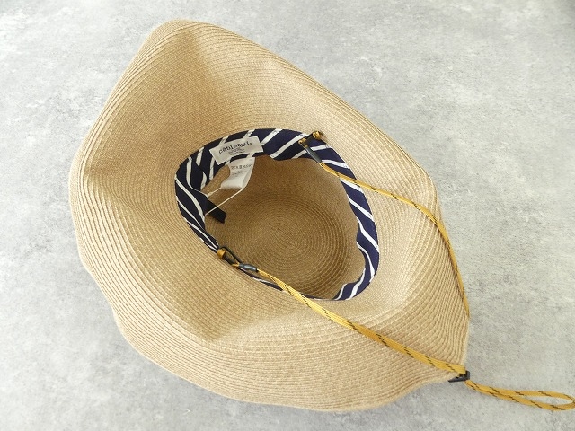 cableami(ケーブルアミ) organic cotton BRAID CAPELINE WIDE BRIM with strapの商品画像10