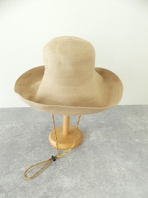 cableami(ケーブルアミ) organic cotton BRAID CAPELINE WIDE BRIM with strapの商品画像2