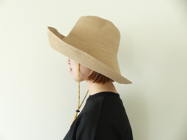 cableami(ケーブルアミ) organic cotton BRAID CAPELINE WIDE BRIM with strapの商品画像3