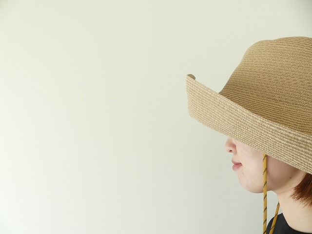 cableami(ケーブルアミ) organic cotton BRAID CAPELINE WIDE BRIM with strapの商品画像5