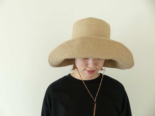 cableami(ケーブルアミ) organic cotton BRAID CAPELINE WIDE BRIM with strapの商品画像6