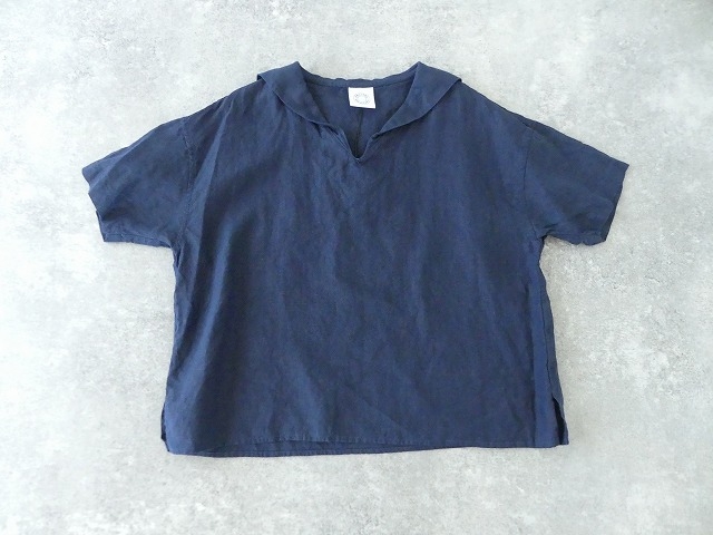 ORCIVAL(オーシバル) SAILOR S/S PULLOVER　40sリネンクロスセーラーカラーシャツの商品画像10