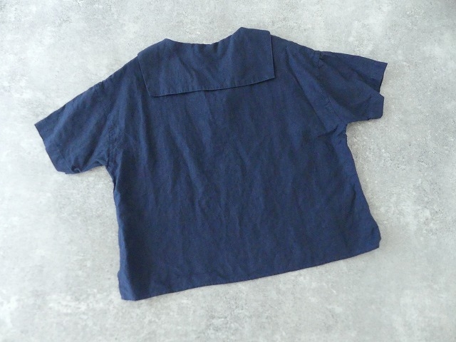 ORCIVAL(オーシバル) SAILOR S/S PULLOVER　40sリネンクロスセーラーカラーシャツの商品画像11