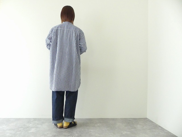 ichi(イチ) タイプライターバンドカラーシャツの商品画像4