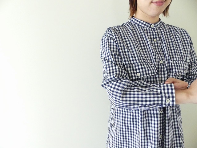 ichi(イチ) タイプライターバンドカラーシャツの商品画像6
