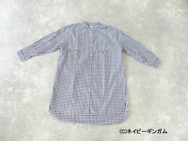 ichi(イチ) タイプライターバンドカラーシャツの商品画像9