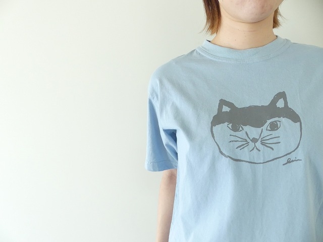 grin(グリン) エーゲ海シロクロ猫プリントTの商品画像4