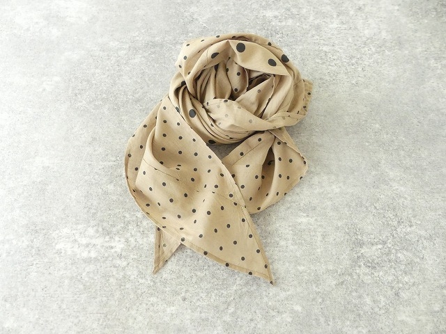 SOIL(ソイル) COTTON VOILE DOT PRINT TRIANGLE SCARFの商品画像11