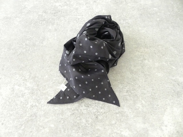 SOIL(ソイル) COTTON VOILE DOT PRINT TRIANGLE SCARFの商品画像12
