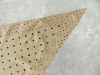 SOIL(ソイル) COTTON VOILE DOT PRINT TRIANGLE SCARFの商品画像25
