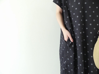 SOIL(ソイル) COTTON VOILE DOT PRINT CREW-NECK BACK SIDE GATHERED DRESSの商品画像21