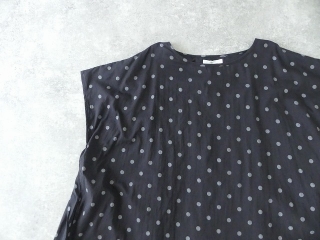 SOIL(ソイル) COTTON VOILE DOT PRINT CREW-NECK BACK SIDE GATHERED DRESSの商品画像25