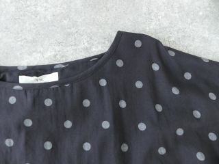 SOIL(ソイル) COTTON VOILE DOT PRINT CREW-NECK BACK SIDE GATHERED DRESSの商品画像26