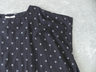 SOIL(ソイル) COTTON VOILE DOT PRINT CREW-NECK BACK SIDE GATHERED DRESSの商品画像27