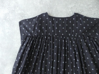 SOIL(ソイル) COTTON VOILE DOT PRINT CREW-NECK BACK SIDE GATHERED DRESSの商品画像31