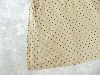 SOIL(ソイル) COTTON VOILE DOT PRINT CREW-NECK BACK SIDE GATHERED DRESSの商品画像36