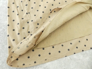 SOIL(ソイル) COTTON VOILE DOT PRINT CREW-NECK BACK SIDE GATHERED DRESSの商品画像38
