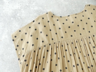 SOIL(ソイル) COTTON VOILE DOT PRINT CREW-NECK BACK SIDE GATHERED DRESSの商品画像40