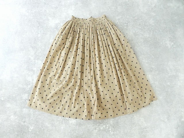 SOIL(ソイル) COTTON VOILE DOT PRINT GATHERED SKIRTの商品画像10