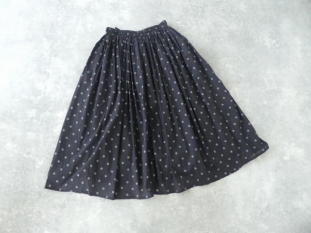 SOIL(ソイル) COTTON VOILE DOT PRINT GATHERED SKIRTの商品画像12