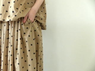 SOIL(ソイル) COTTON VOILE DOT PRINT GATHERED SKIRTの商品画像21