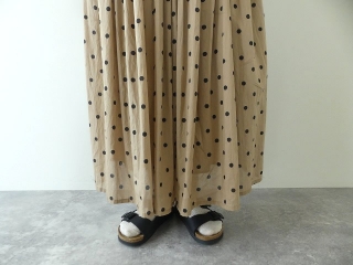 SOIL(ソイル) COTTON VOILE DOT PRINT GATHERED SKIRTの商品画像22