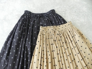 SOIL(ソイル) COTTON VOILE DOT PRINT GATHERED SKIRTの商品画像23