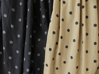 SOIL(ソイル) COTTON VOILE DOT PRINT GATHERED SKIRTの商品画像24