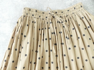 SOIL(ソイル) COTTON VOILE DOT PRINT GATHERED SKIRTの商品画像25