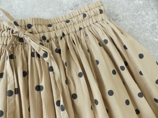 SOIL(ソイル) COTTON VOILE DOT PRINT GATHERED SKIRTの商品画像26