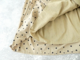 SOIL(ソイル) COTTON VOILE DOT PRINT GATHERED SKIRTの商品画像28