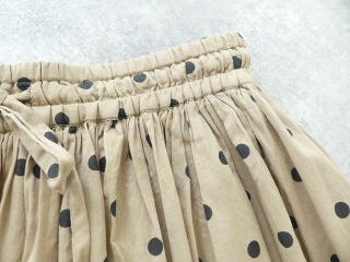 SOIL(ソイル) COTTON VOILE DOT PRINT GATHERED SKIRTの商品画像29