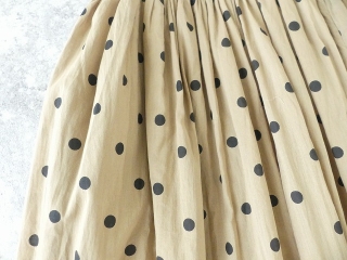 SOIL(ソイル) COTTON VOILE DOT PRINT GATHERED SKIRTの商品画像31