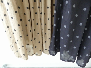 SOIL(ソイル) COTTON VOILE DOT PRINT GATHERED SKIRTの商品画像40