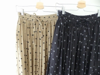 SOIL(ソイル) COTTON VOILE DOT PRINT GATHERED SKIRTの商品画像41