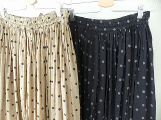 SOIL(ソイル) COTTON VOILE DOT PRINT GATHERED SKIRTの商品画像42