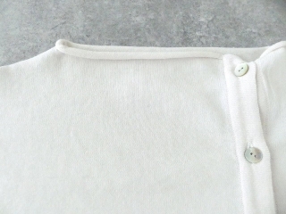 homspun(ホームスパン) コットンリネンコンパクトヤーン7分袖後ろ開きプルオーバーの商品画像29