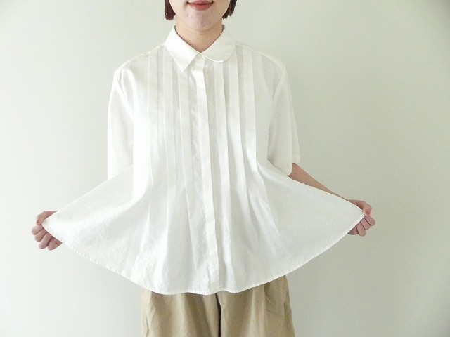 MidiUmi(ミディウミ) タックショートシャツの商品画像1