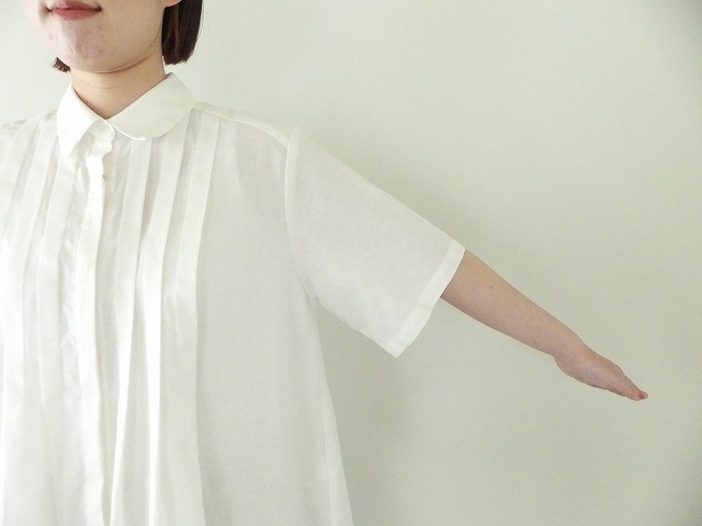 MidiUmi(ミディウミ) タックショートシャツの商品画像5