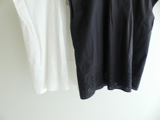 SOIL(ソイル) 裾スカラップ刺繍クルーネックフレンチスリーブピンタックシャツの商品画像24