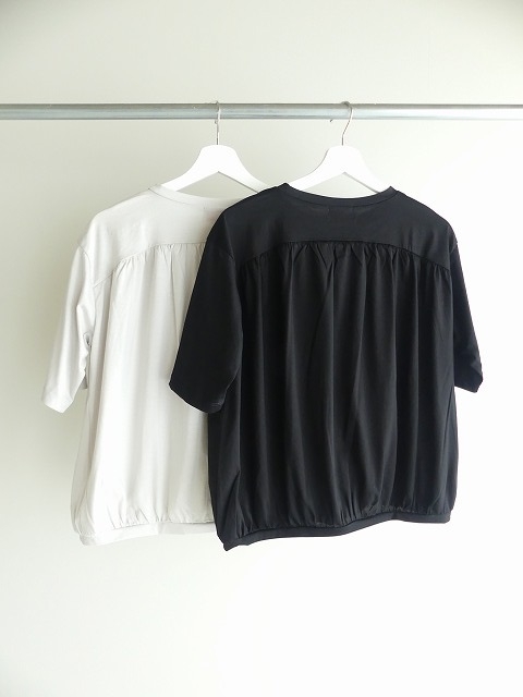 maomade(マオメイド) コンパクトヤーンたっぷりギャザー5分袖Tシャツの商品画像13
