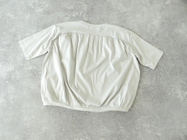 maomade(マオメイド) コンパクトヤーンたっぷりギャザー5分袖Tシャツの商品画像14