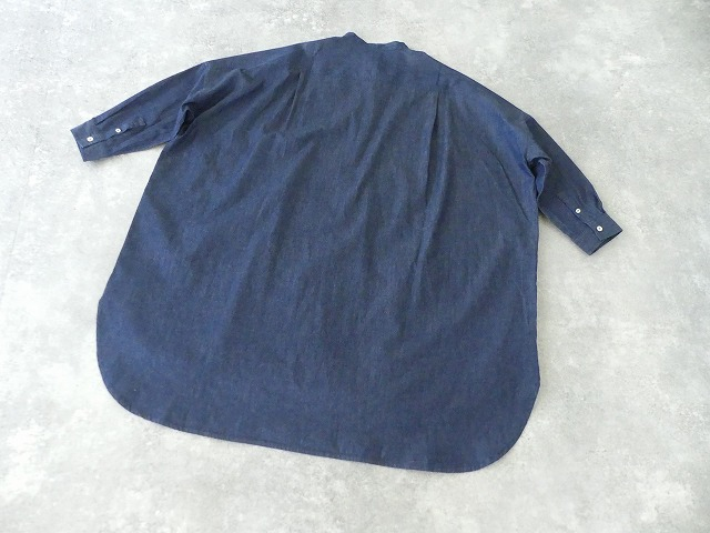ichi(イチ) インディゴデニムロングシャツの商品画像15