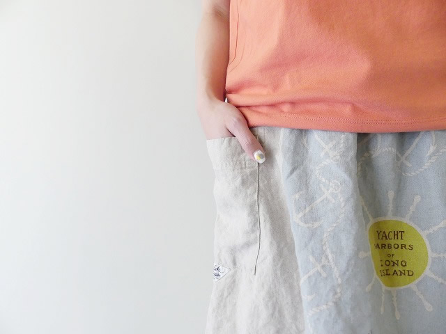 快晴堂(かいせいどう) Girl'sカロハプリントセーリング柄カロハスカートの商品画像4
