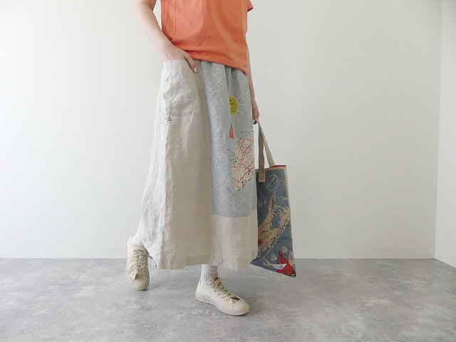 快晴堂(かいせいどう) Girl'sカロハプリントセーリング柄カロハスカートの商品画像6