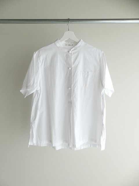 HAU(ハウ) cotton silk stand collar shirtsの商品画像2