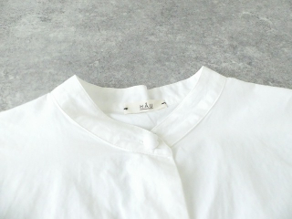 HAU(ハウ) cotton silk stand collar shirtsの商品画像24