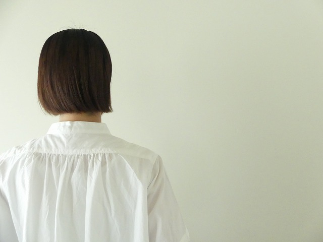 HAU(ハウ) cotton silk stand collar shirtsの商品画像8